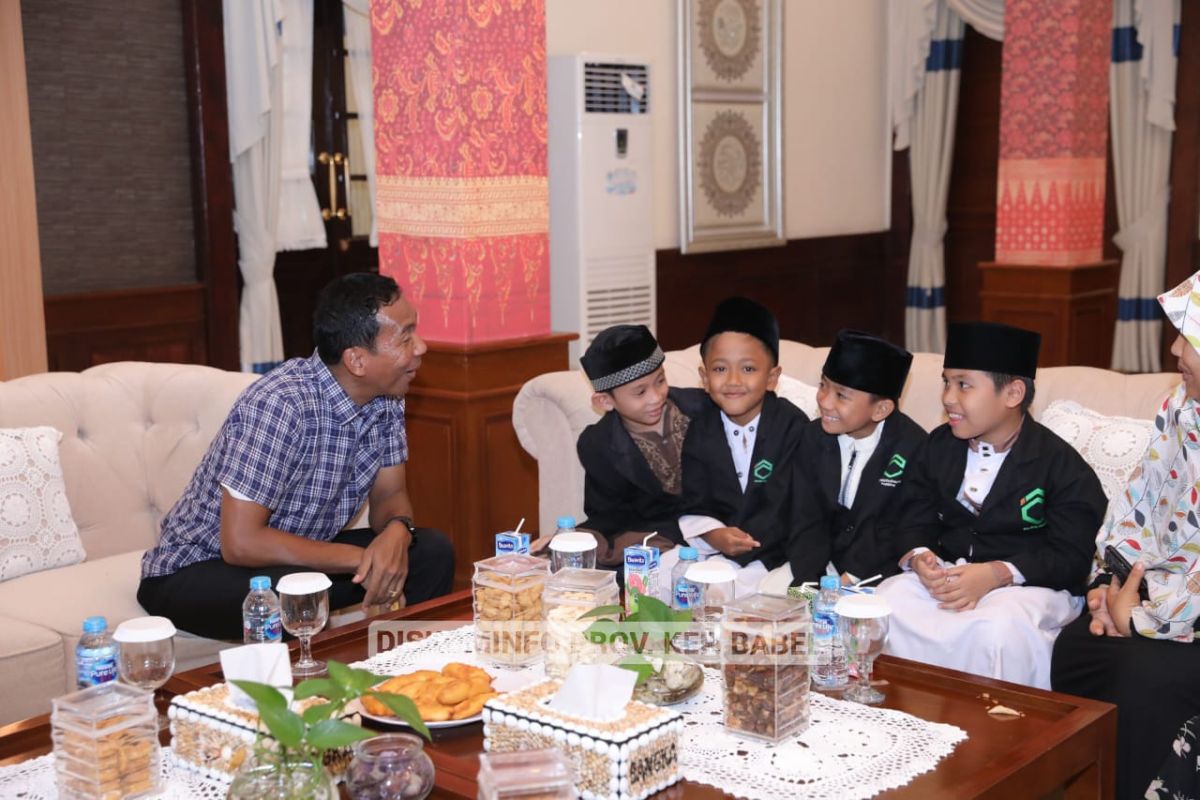 Pj Gubernur Suganda Support Penuh Siswa MI Khoiru Ummah ke Final Lomba Roboting