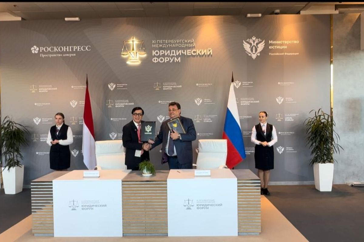 Indonesia dan Rusia kerja sama di Bidang Hukum
