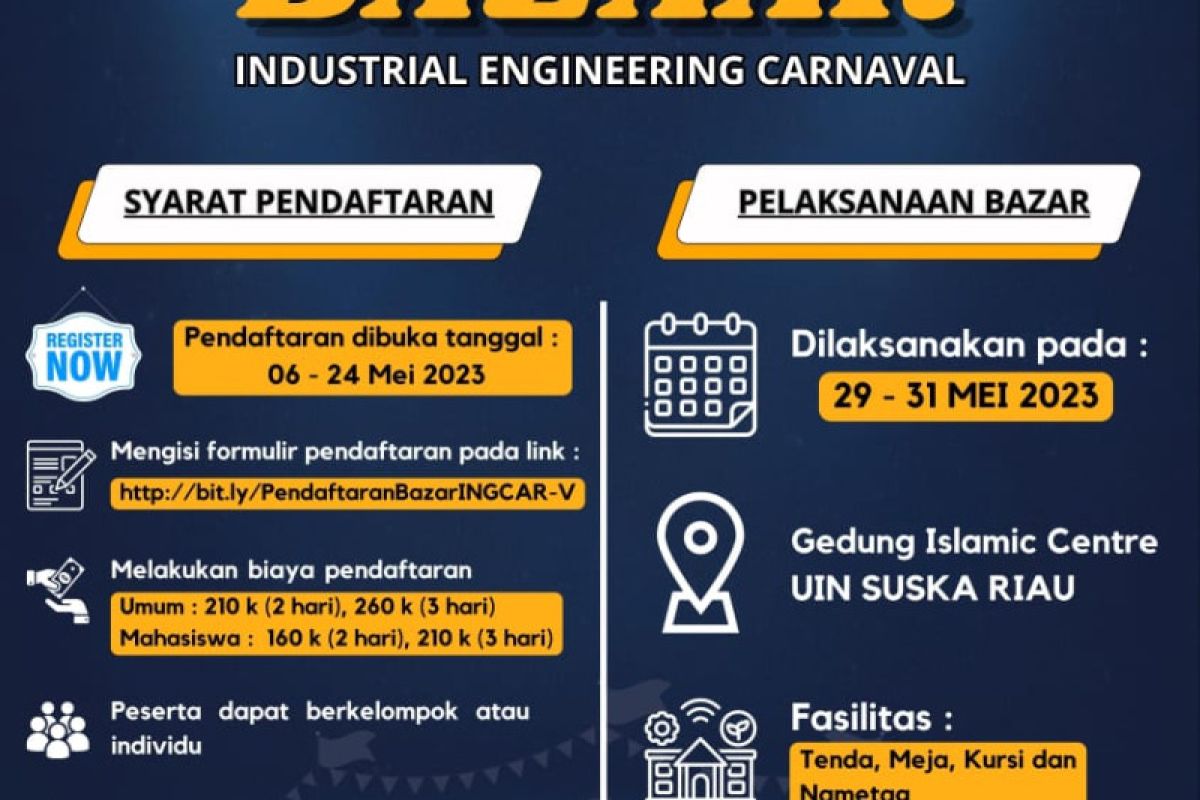 Industrial Engineering Carnaval 2023 hadir lagi di Pekanaru