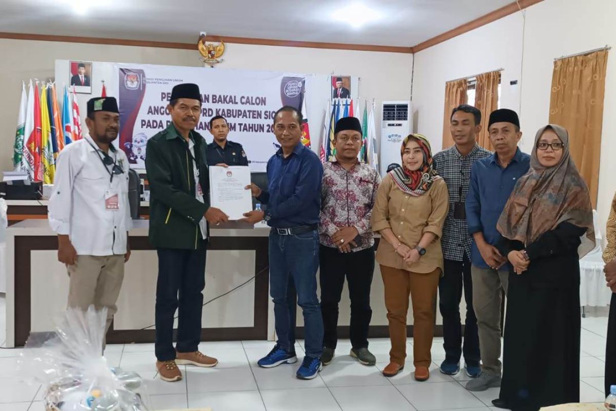 KPU Sigi nyatakan berkas pendaftaran Bacaleg PBB-PKB lengkap