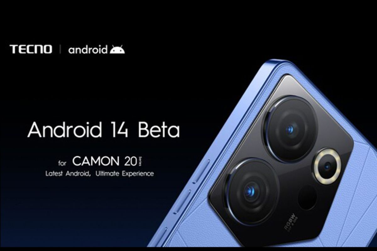 Seri TECNO CAMON 20 akan Hadir dengan Android 14 Beta