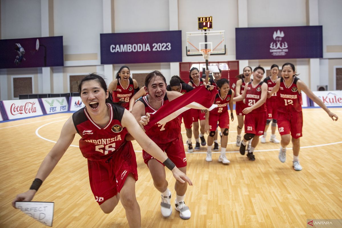 Basket putri cetak sejarah sempurnakan emas sapu bersih semua laga