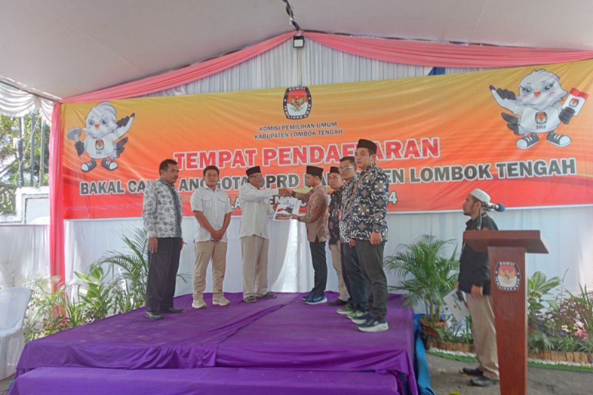 KPU Lombok Tengah: 5 parpol belum daftar