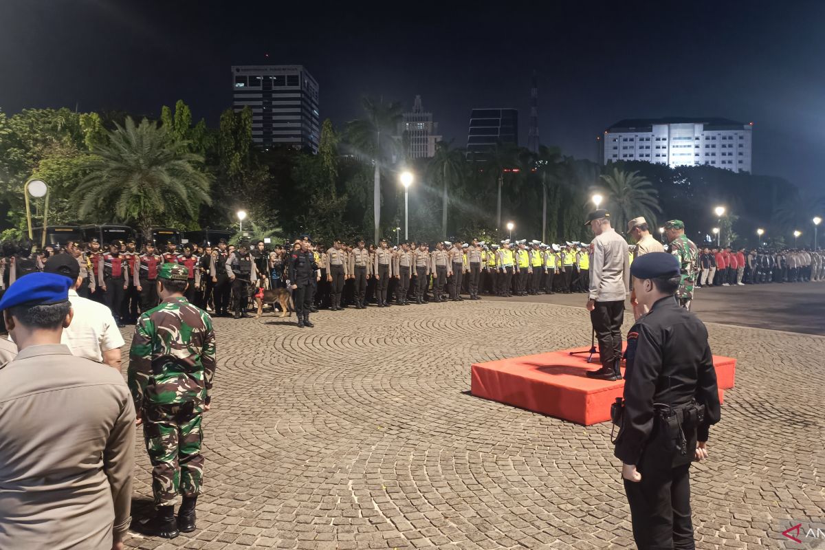 Polisi sebut patroli skala besar tunjukkan keseriusan menjaga Jakarta