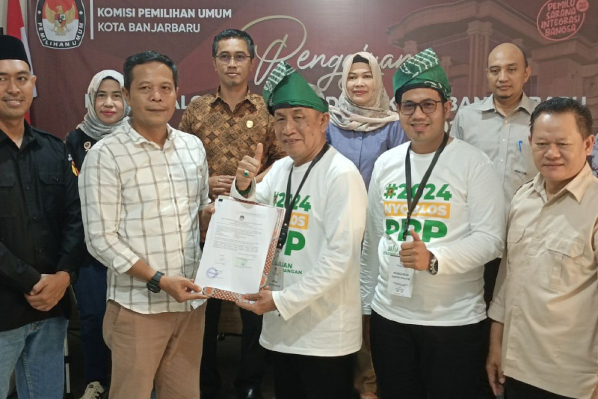 KPU Banjarbaru terima pengajuan bacaleg 12 parpol