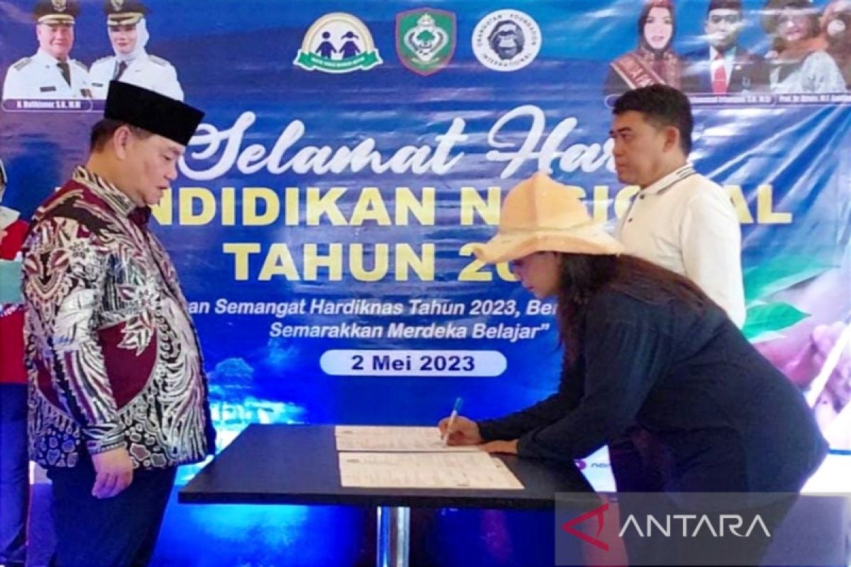 Disdik Kotim dan OFI bersinergi kampanye pelestarian orang utan dan lingkungan