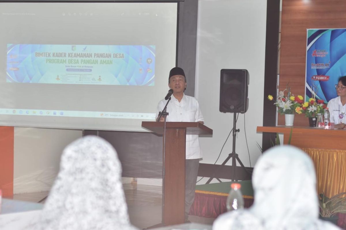 Pemkab Lombok Barat memperkuat kapasitas SDM kader keamanan pangan desa
