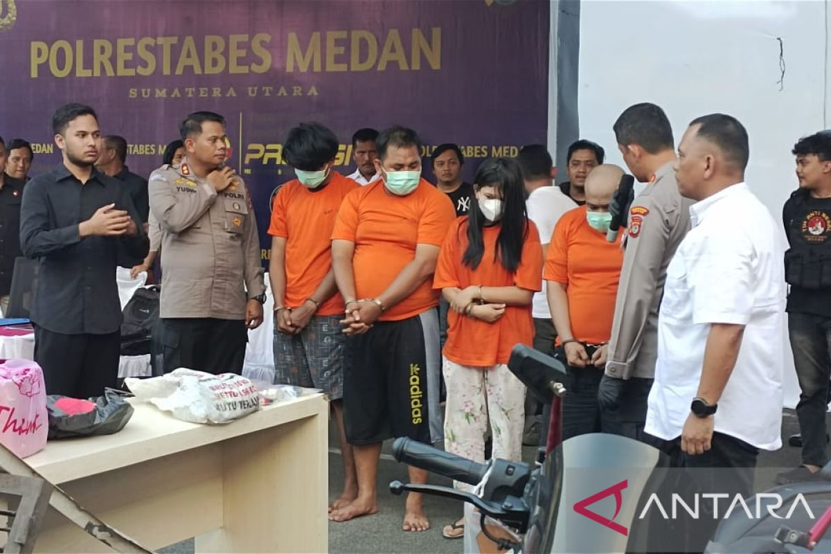 Polrestabes  Medan gagalkan penyelundupan 41,5 kg sabu