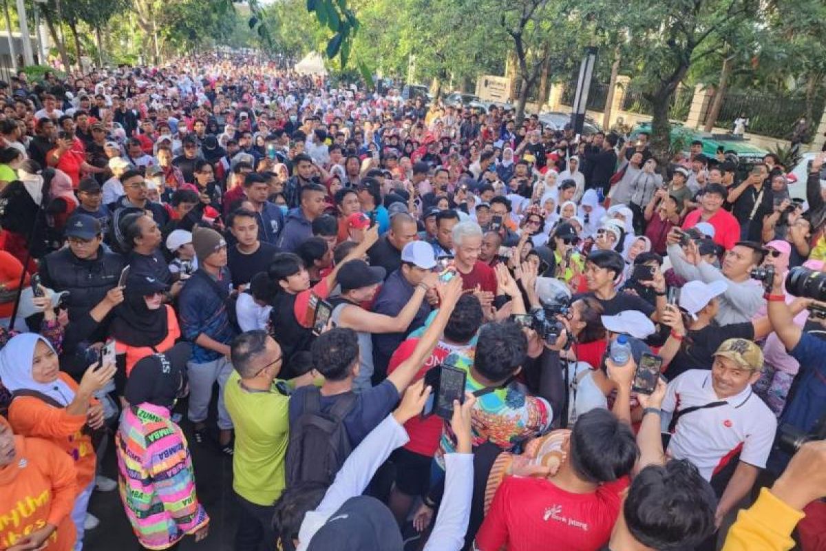 Sapa warga Bandung, Ganjar ingatkan perjuangan Bung Karno