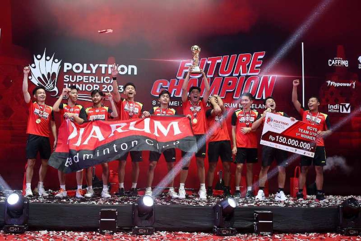 Polytron Superliga Junior 2023, PB Djarum juara umum
