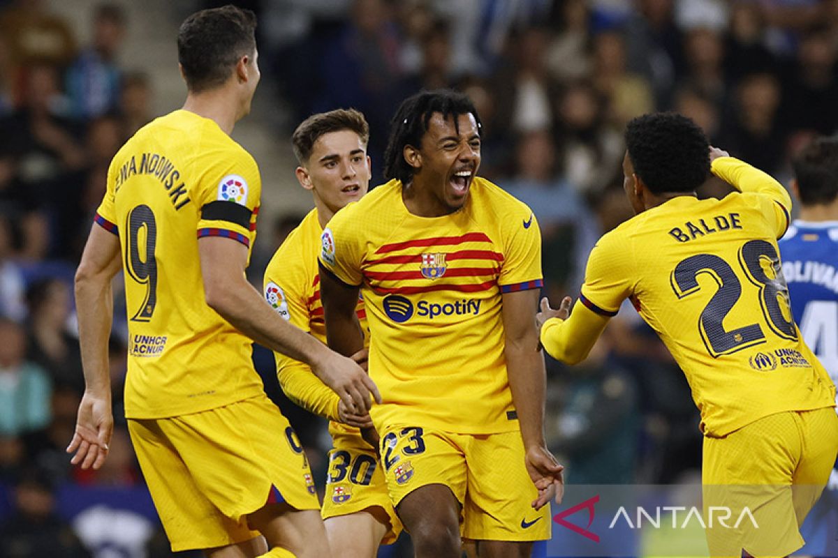 Kalahkan Espanyol 4-2, Barcelona juara Liga Spanyol 2022/23