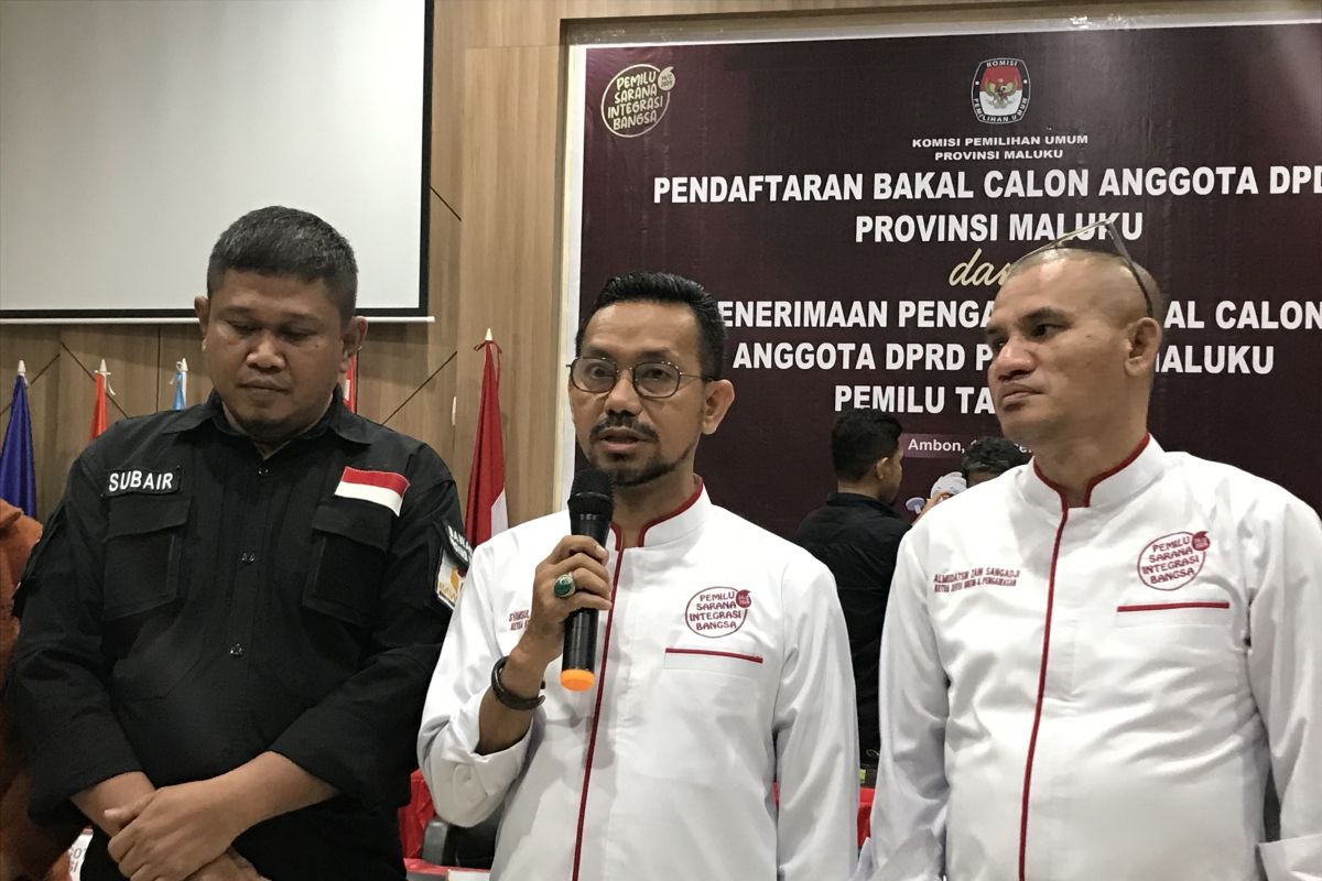 Tiga mantan  napi di Maluku mendaftar bakal caleg Pemilu 2024