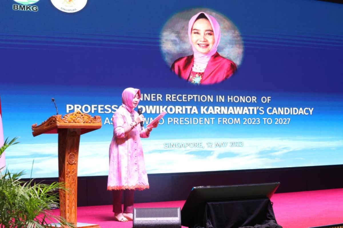 Karnawati to prioritize climate change issue if elected WMO President