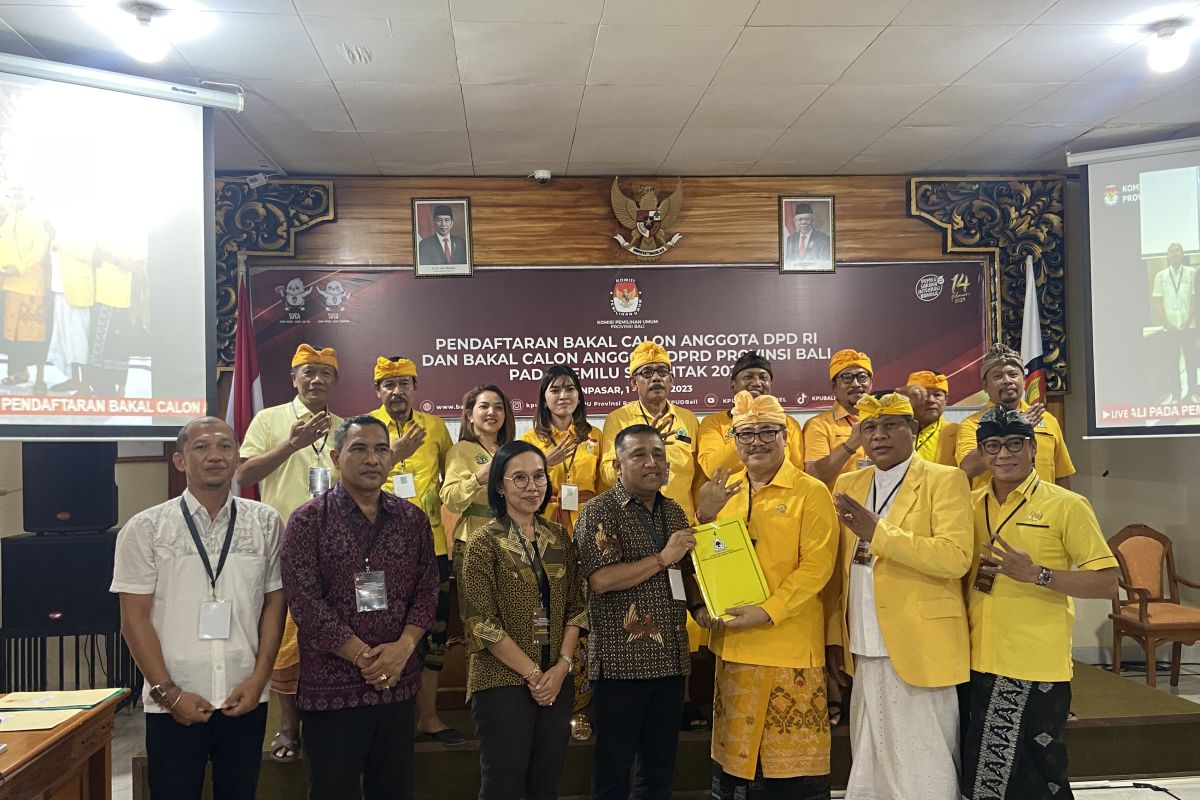 KPU Bali terima pendaftaran bacaleg 18 parpol dan calon DPD