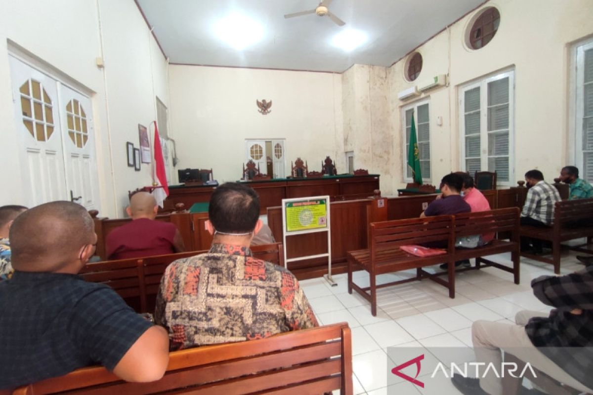 Sidang kasus korupsi PDAM  Kota Makassar digelar secara virtual