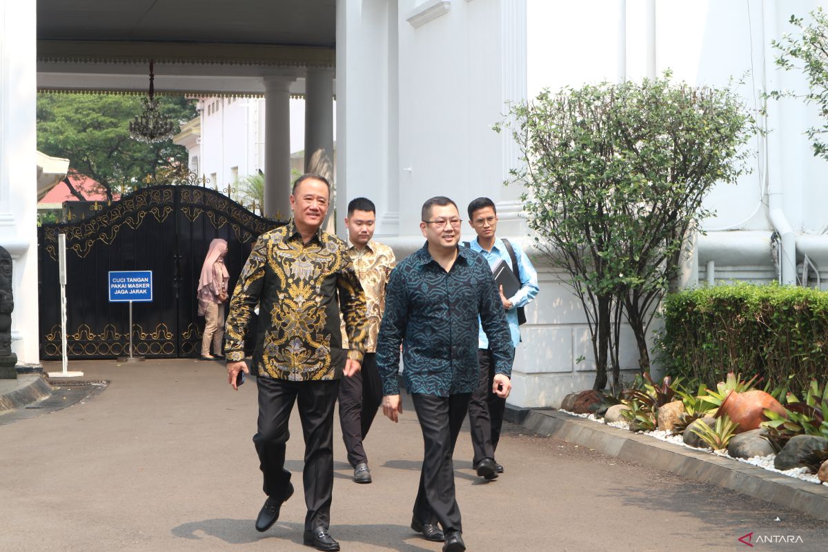 Ketum Perindo Hary Tanoe bicara empat mata dengan Presiden Jokowi
