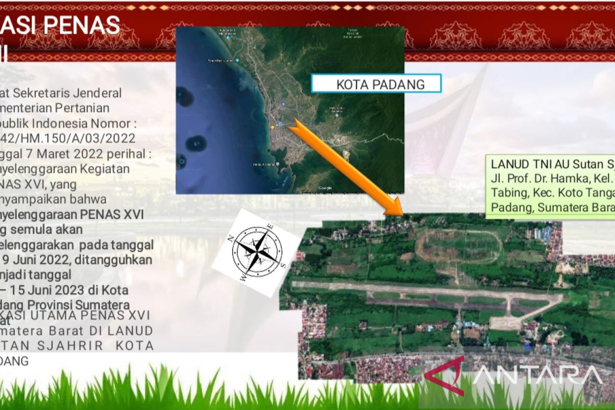 Peserta dari 21 provinsi konfirmasi hadiri Penas Tani XVI di Sumbar