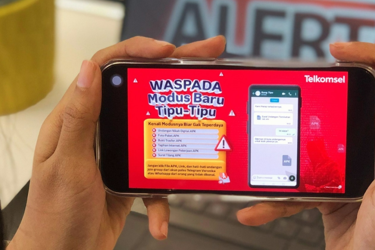 Telkomsel mengimbau pelanggan terus waspada dalam merespon potensi penipuan