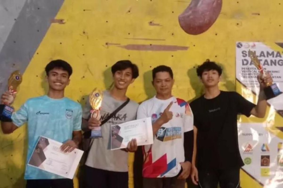 Atlet muda HSS Zaky Zaidan juarai panjat tebing se-Kalimantan