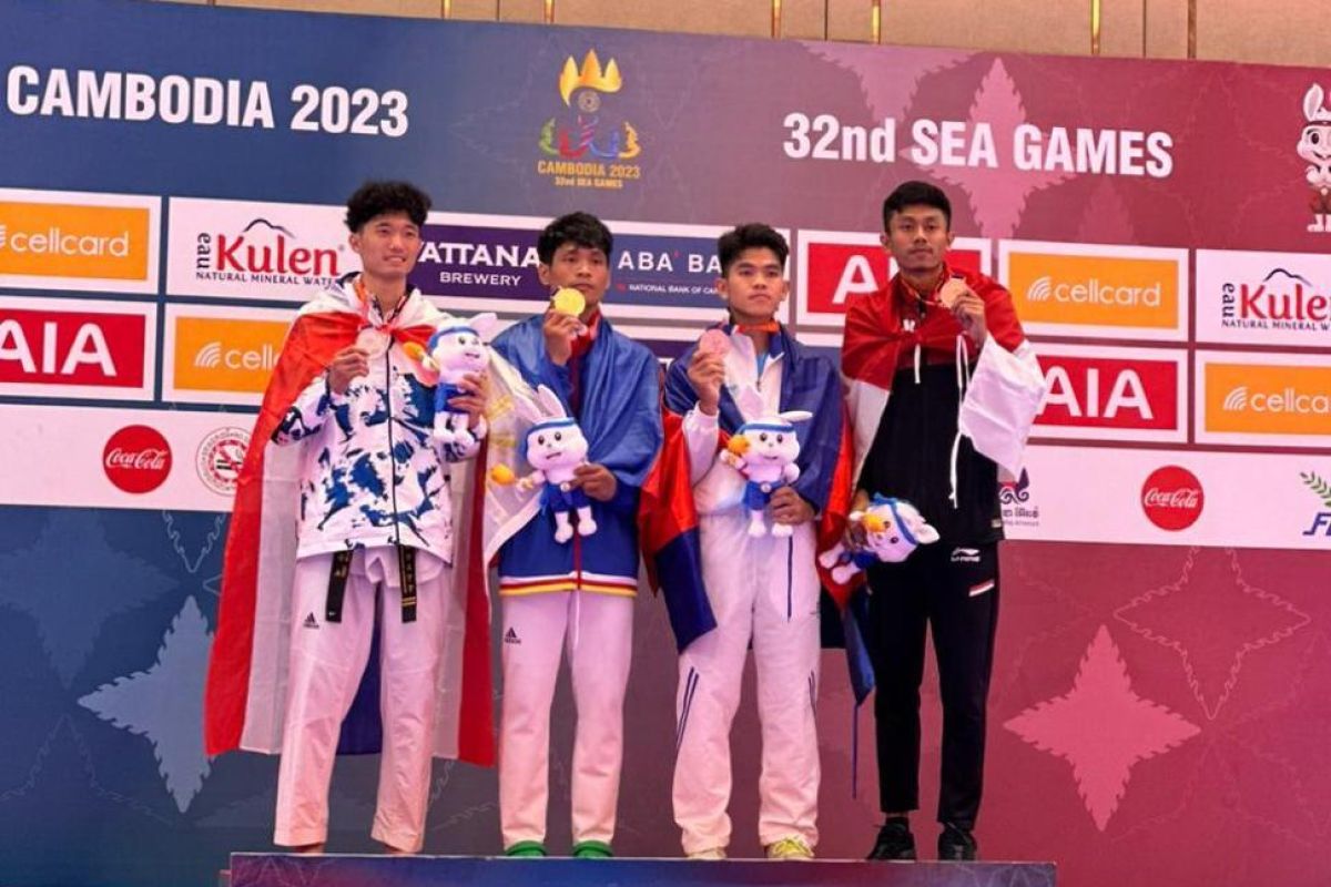 Atlet  taekwondo asal Depok Adam Yazid sumbang medali perunggu SEA Games
