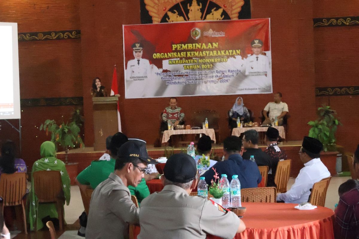 Pemkab Mojokerto harapkan ormas wujudkan kondusivitas pemilu