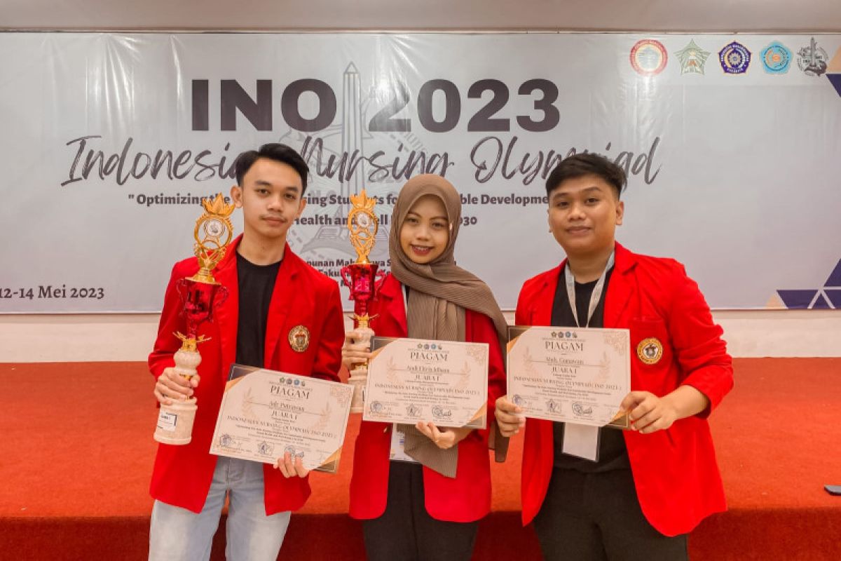 Mahasiswa Unhas juara 1 lomba esai Indonesia Nursing Olympiad 2023