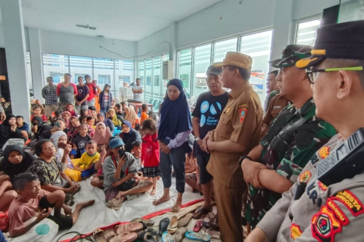 Korban kebakaran di Ambon dipindahkan ke  Pasar Gotong Royong