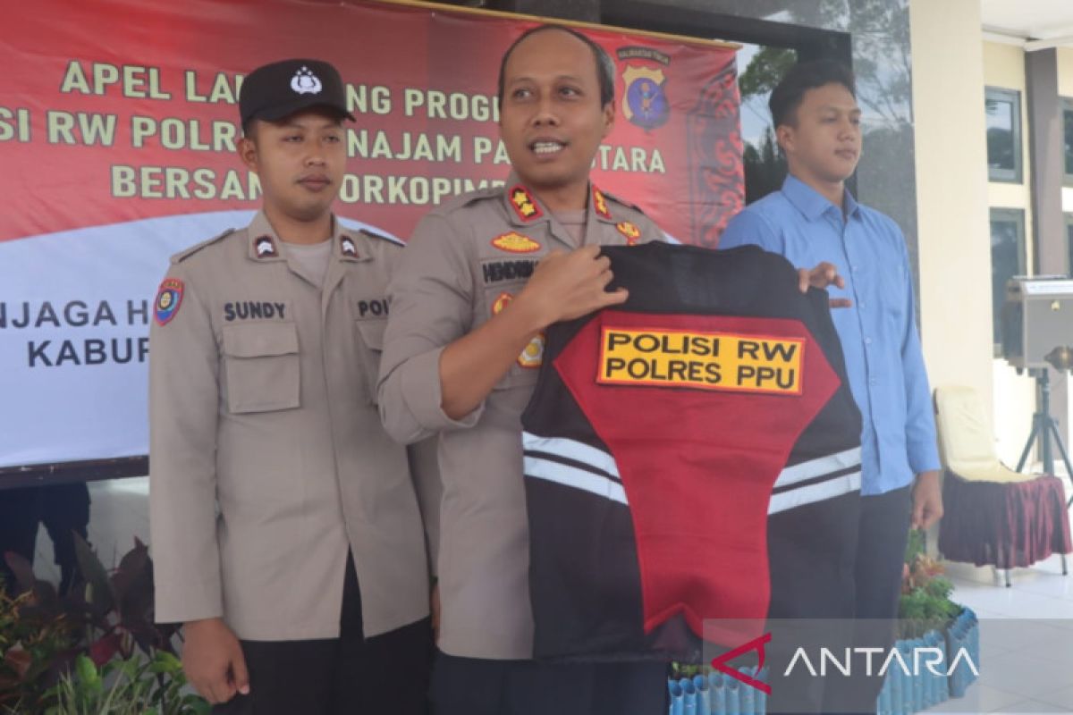 Kapolres Penajam: Polisi RW bantu keamanan  pemilu dan pembangunan IKN