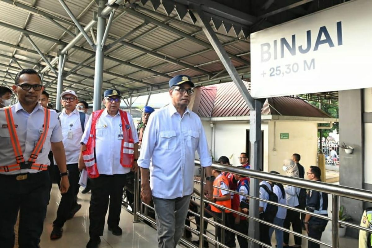 Kereta api dari Kualanamu diperpanjang hingga Binjai