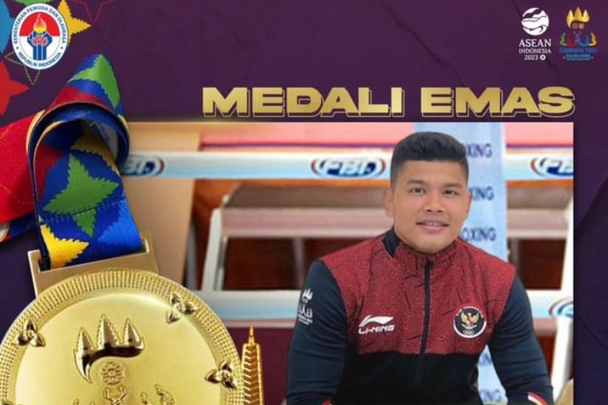 SEA Games 2023 - Polisi Sumbar raih emas gulat bebas 79 kg