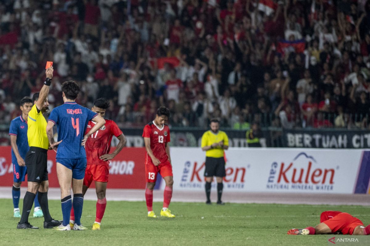 Tiga pemain timnas Indonesia U-22 dihukum AFC akibat insiden SEA Games 2023