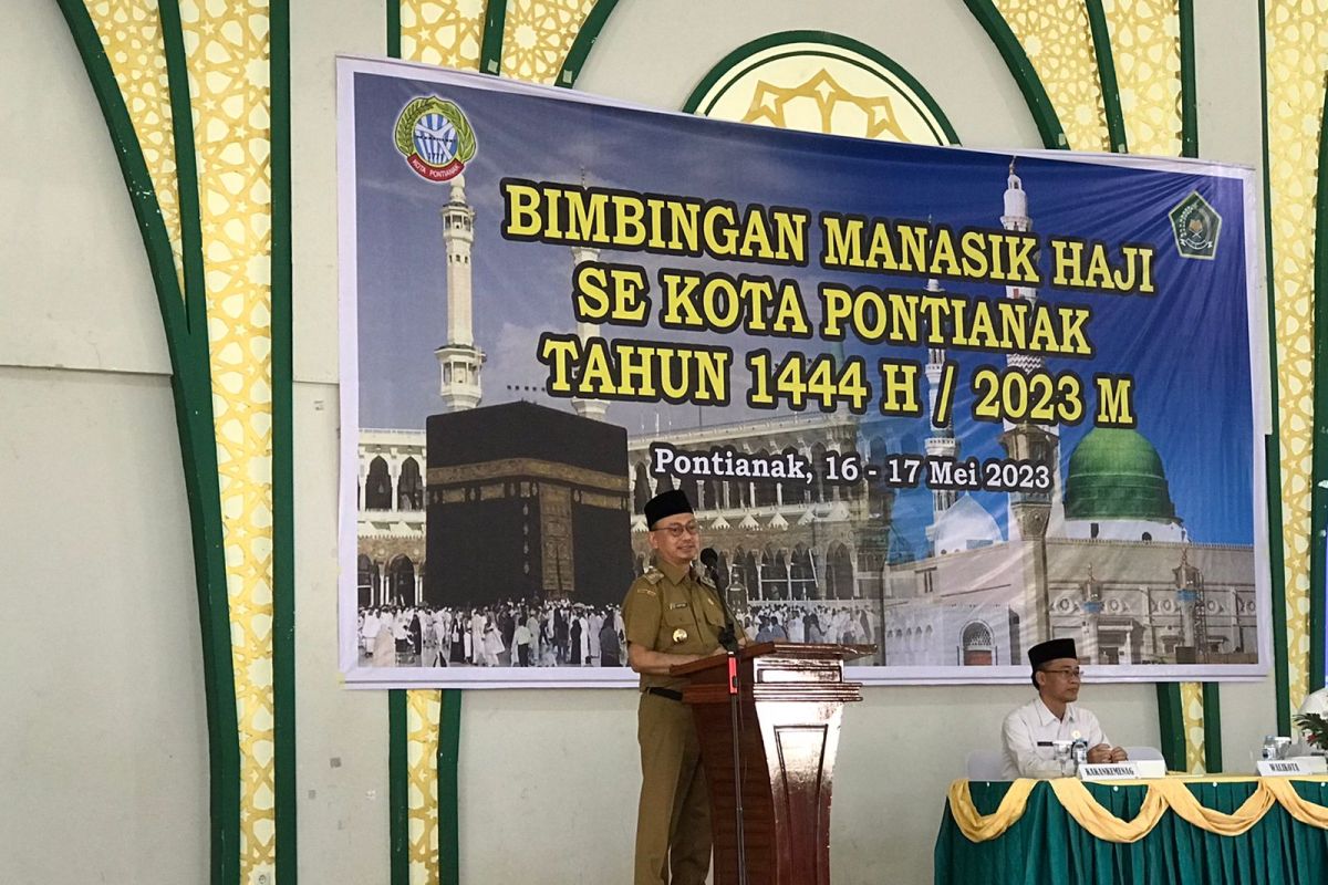 638 calon haji Kota Pontianak mulai ikuti bimbingan manasik haji