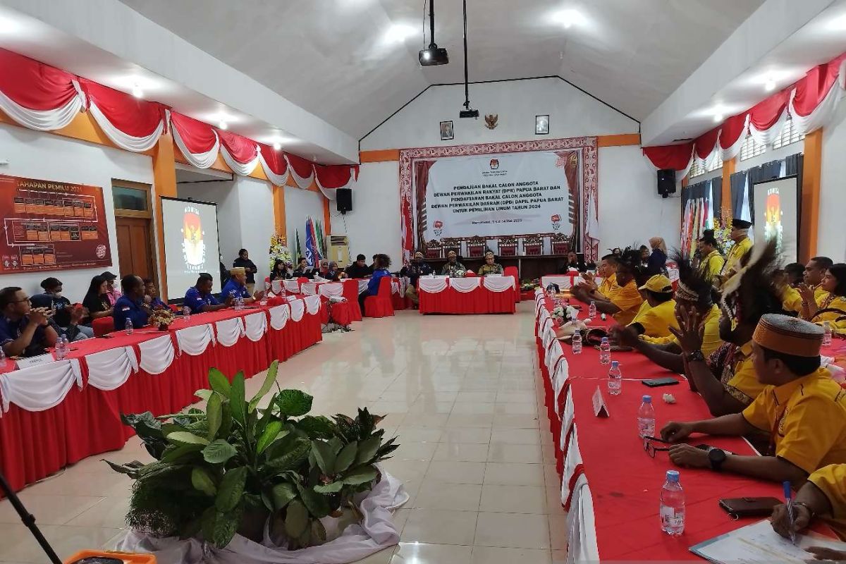KPU Papua Barat lakukan verifikasi dokumen Caleg