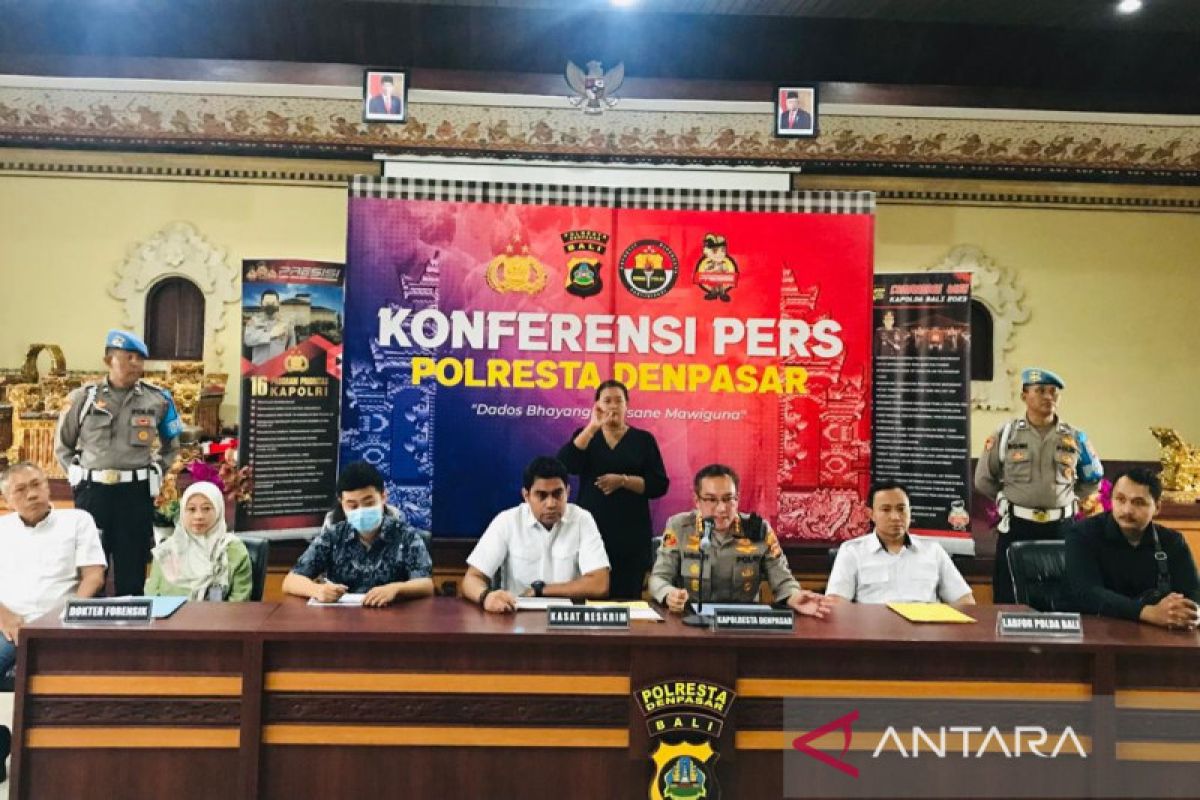 Polresta Denpasar ungkap ke publik hasil penyelidikan kematian dua WNA China