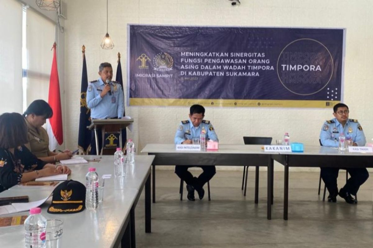 Imigrasi Sampit dorong Timpora Sukamara tingkatkan sinergitas fungsi pengawasan