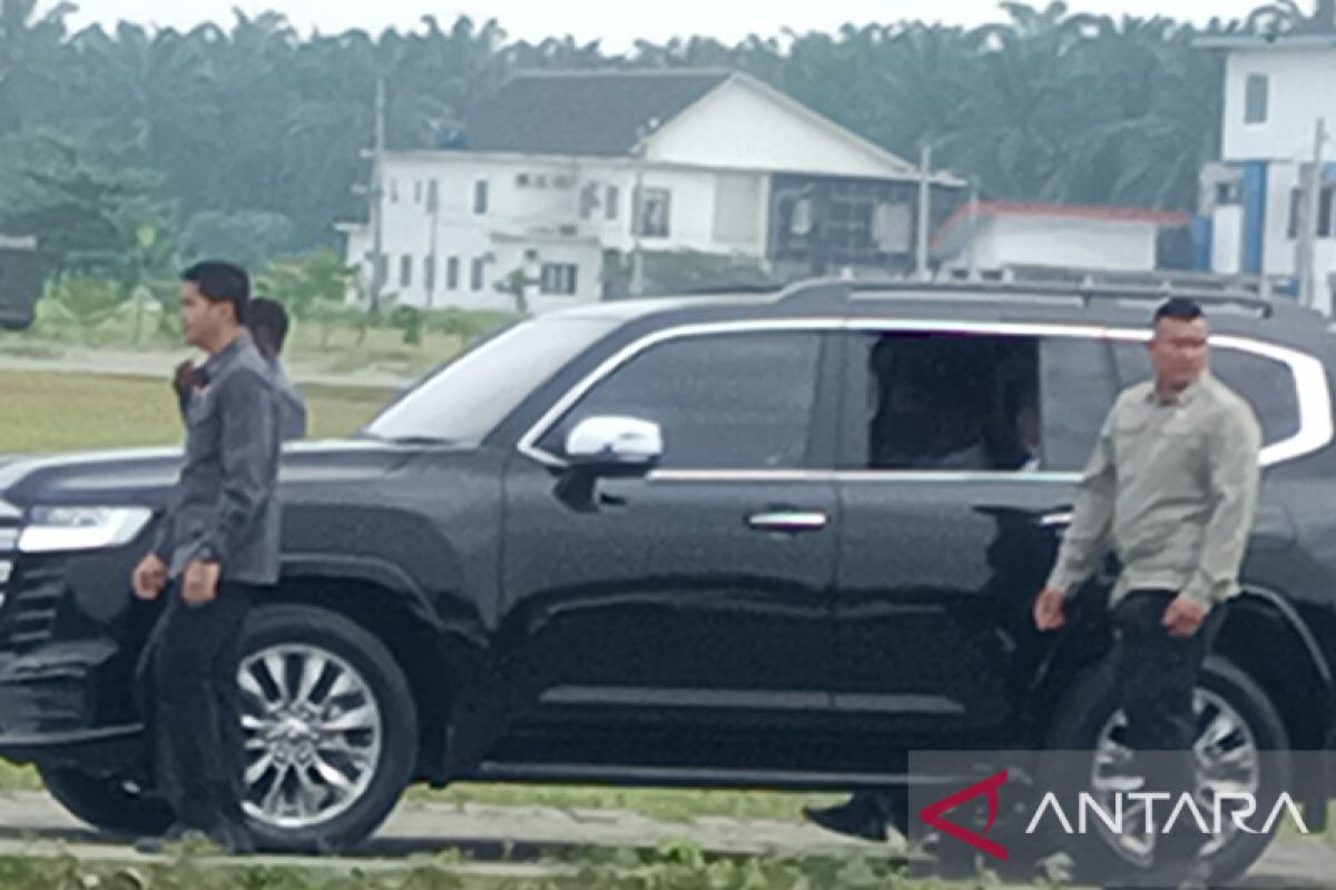 Jokowi tiba di Labura disambut antusias masyarakat