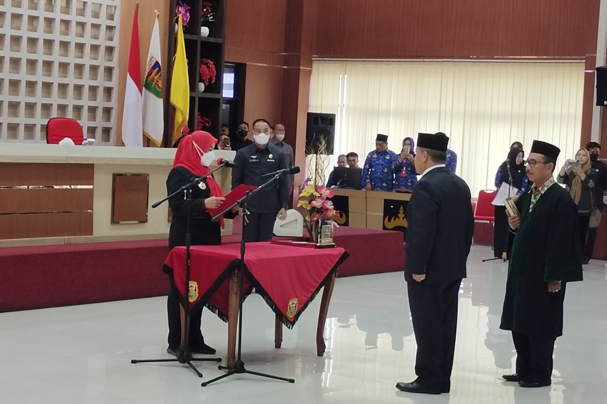 Wali Kota Bandarlampung lantik Iwan Gunawan jadi Sekda