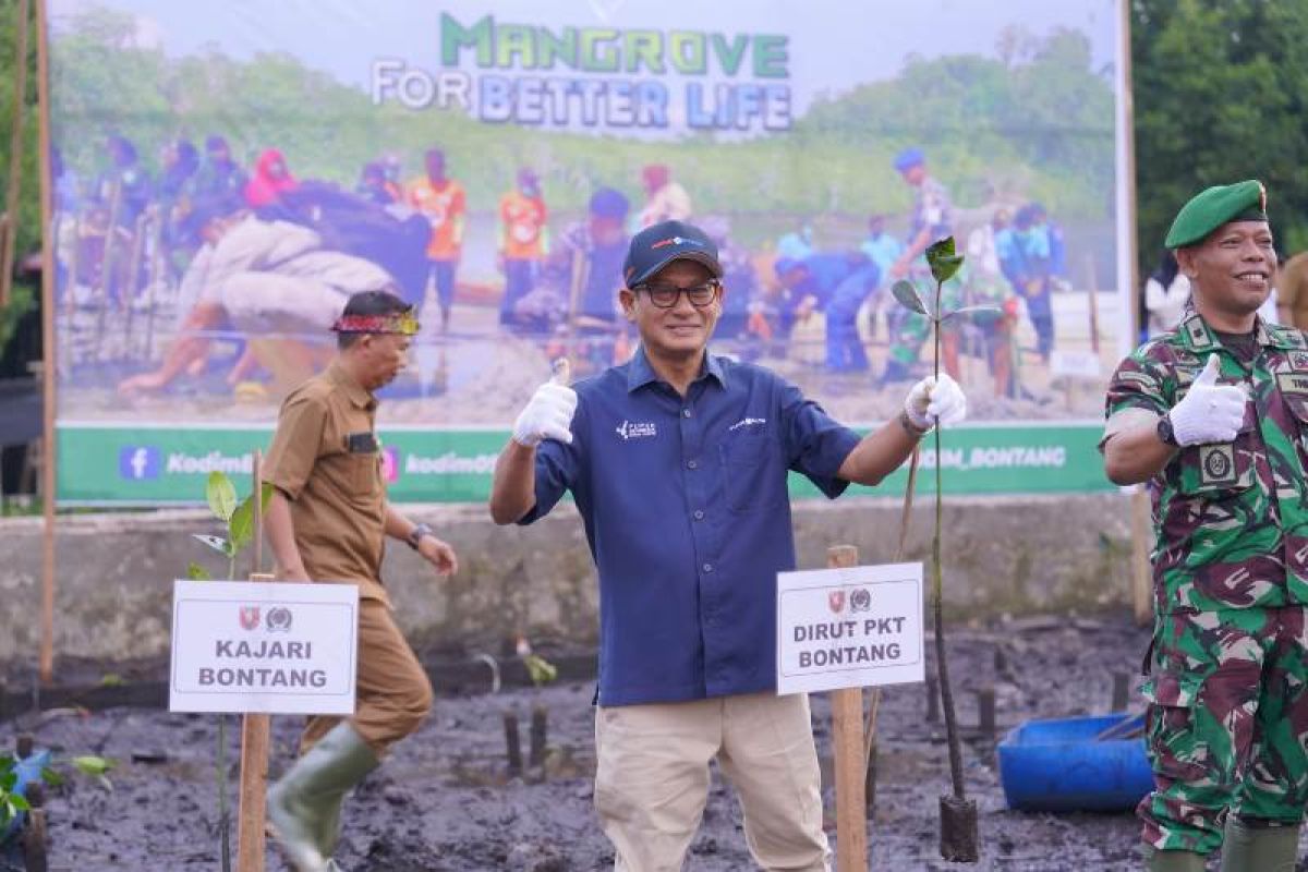 Pupuk Kaltim salurkan 10 ribu bibit sukseskan Penanaman Mangrove Bersama TNI secara nasional
