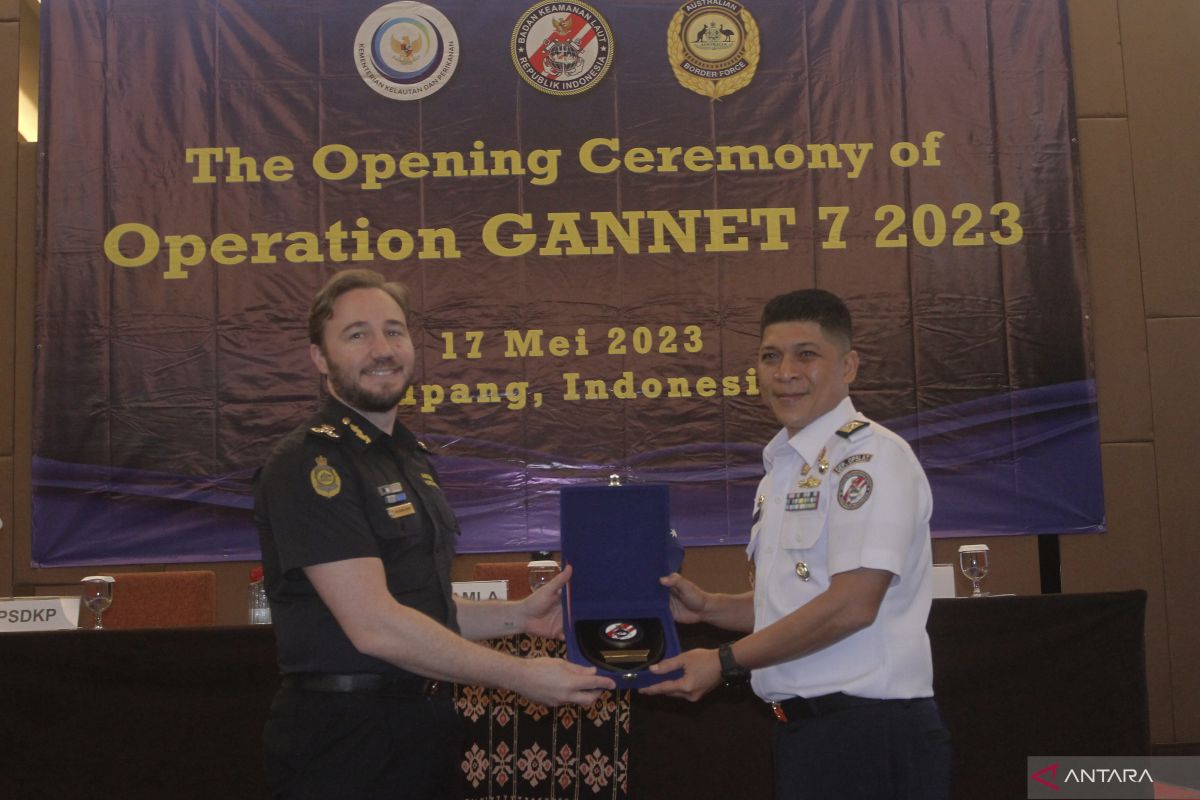 Tiga kapal patroli Indonesia-Australia dikerahkan dalam operasi Gannet
