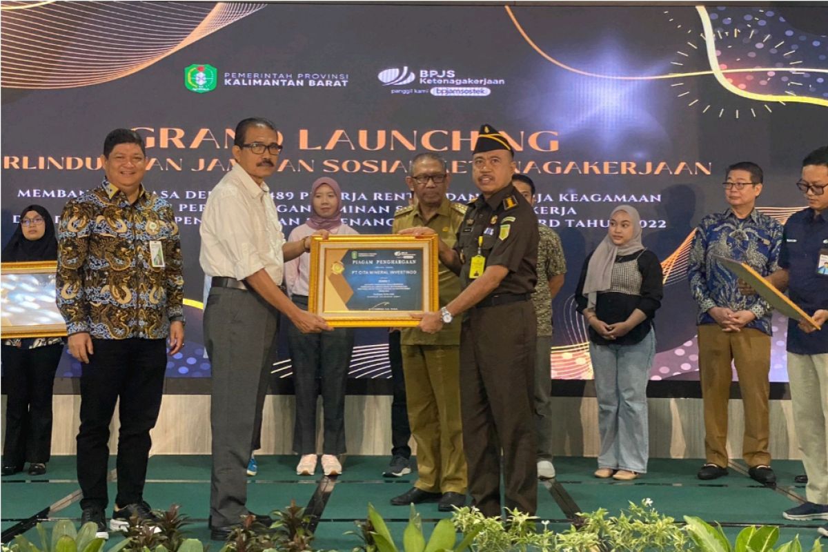 PT CMI raih juara 1 Panitrana Award tingkat Provinsi Kalbar tahun 2022