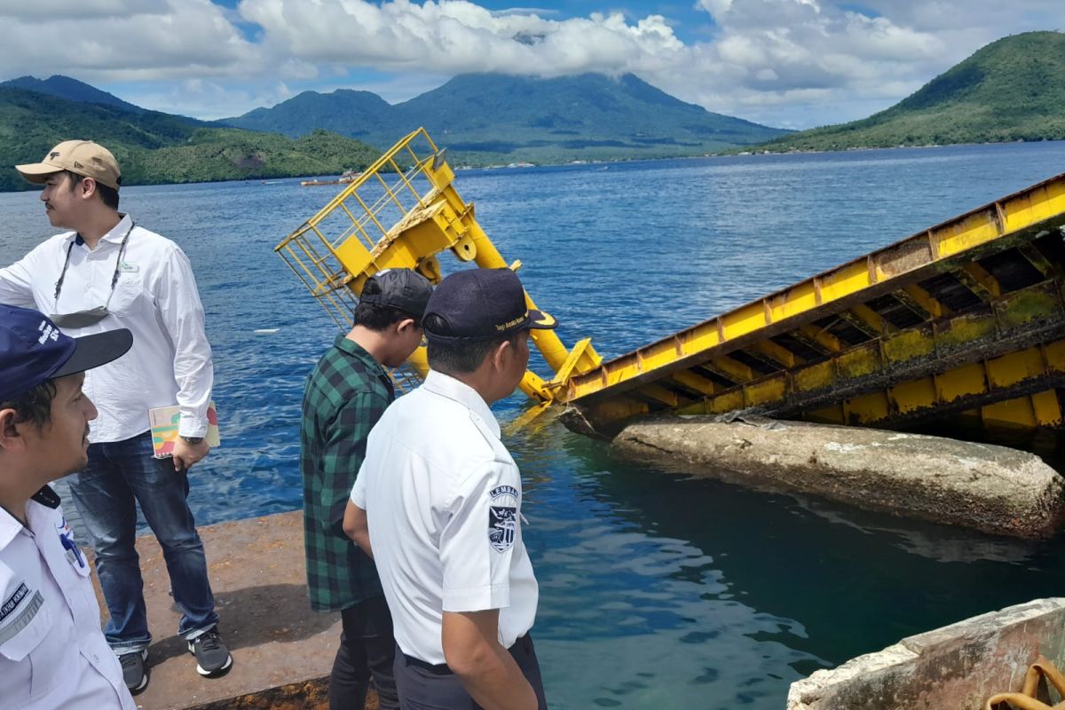 ASDP identifikasi penyebab tabrakan dermaga di Pelabuhan Ternate