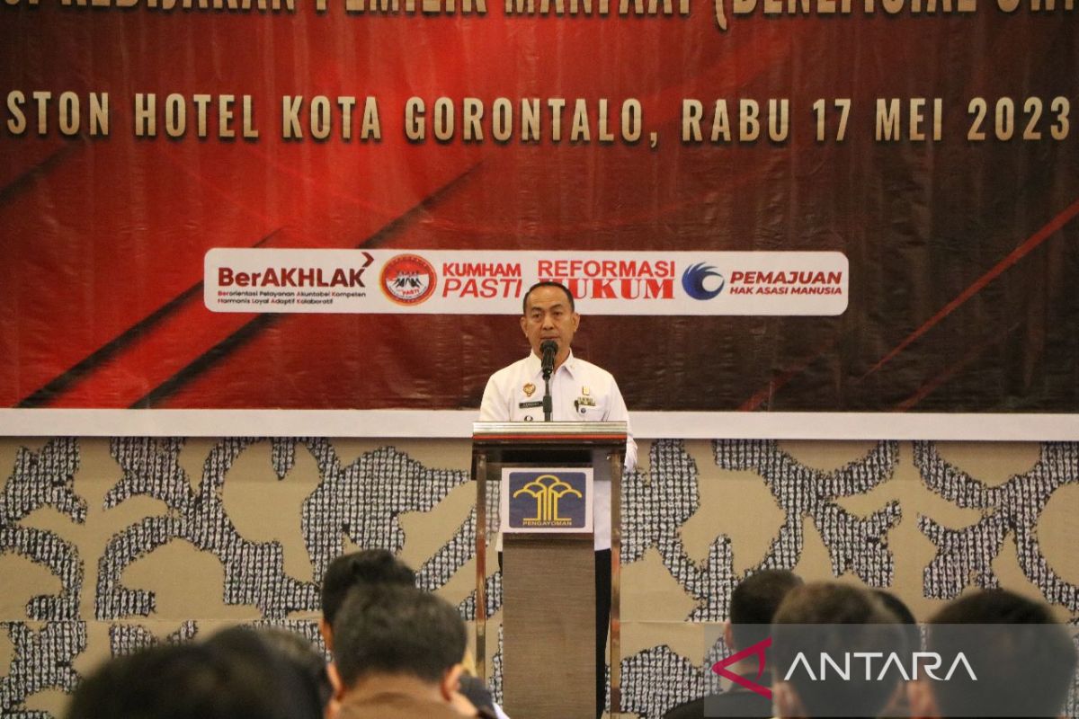 Kemenkumham Gorontalo sosialisasi kebijakan pemilik manfaat