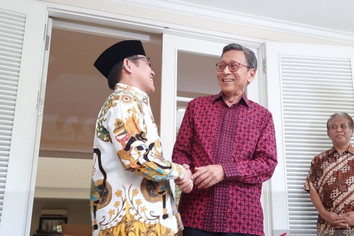 Ketua Umum DPP PKB Cak Imin kunjungi kediaman Boediono