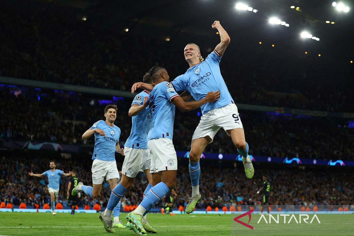 Hajar Real Madrid 4-0, Manchester City hadapi Inter Milan di final Liga Champions 2022/23