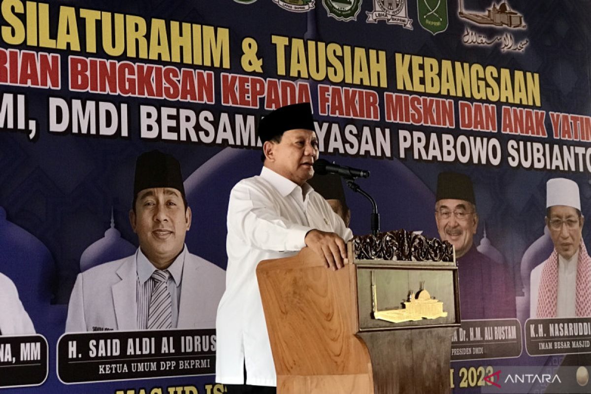 Prabowo terinspirasi komunitas Melayu ingin bangun food bank