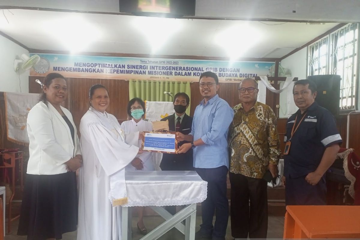 Momentum Kenaikan Isa Al Masih, PT Timah Tbk Serahkan Bantuan Sarana Ibadah ke Gereja Bathesda Muntok