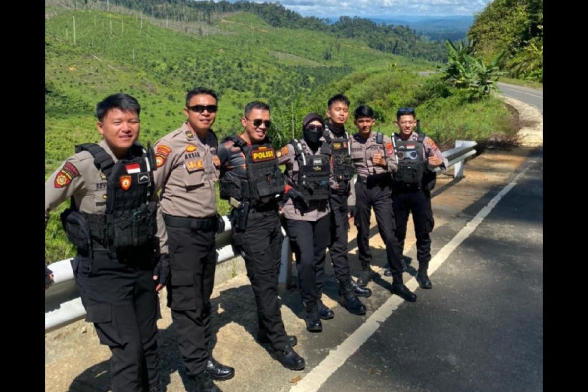 Polda Kaltara patroli hingga ke perbatasan Malaysia