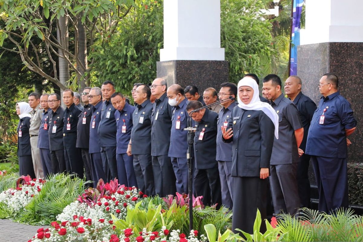 Pemprov Jatim raih predikat patuh nilai dasar kode etik dan perilaku ASN