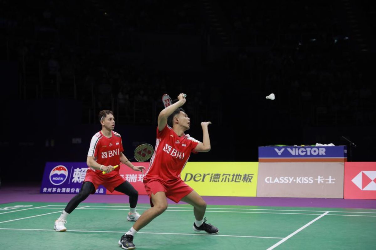 Hasil Piala Sudirman 2023: Indonesia raih poin pertama dari Thailand lewat pasangan Fajar/Rian