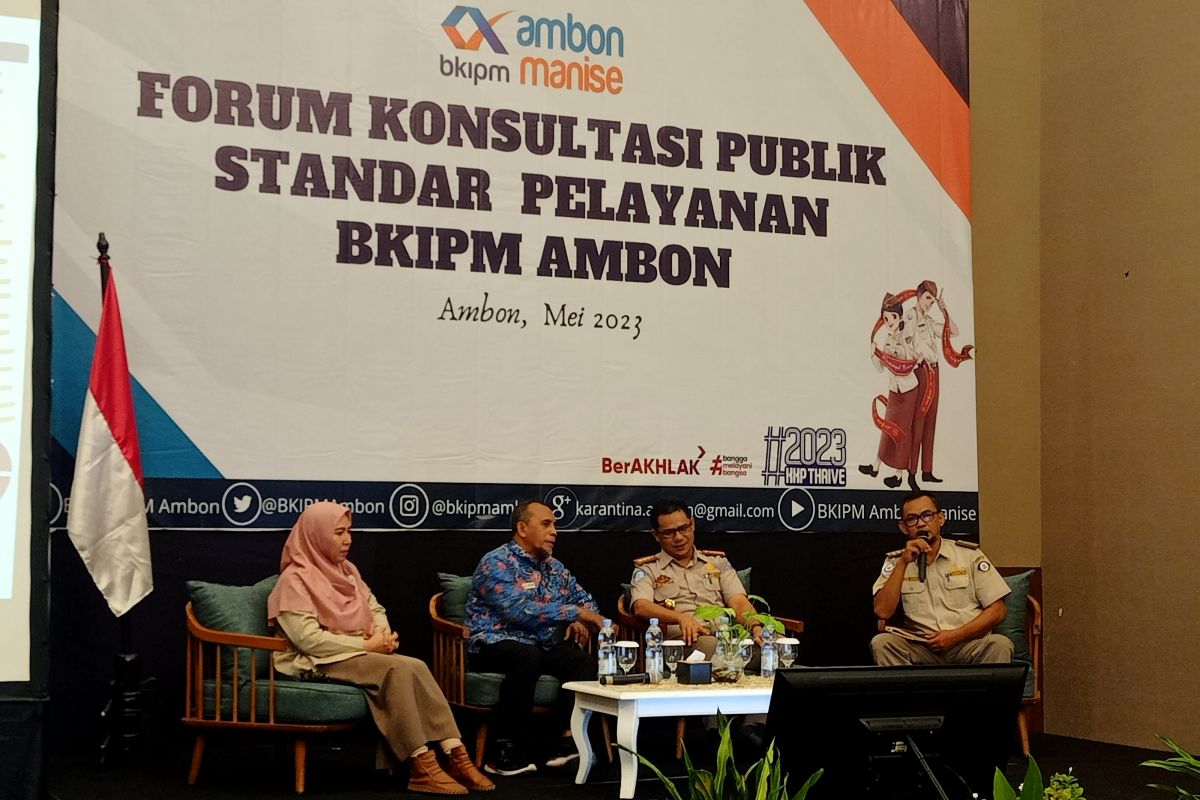 Tingkatkan pelayanan ekspor, BKIPM Ambon gelar forum konsultasi publik
